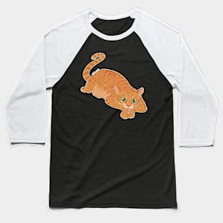 Ginger Kitty Baseball T-Shirt